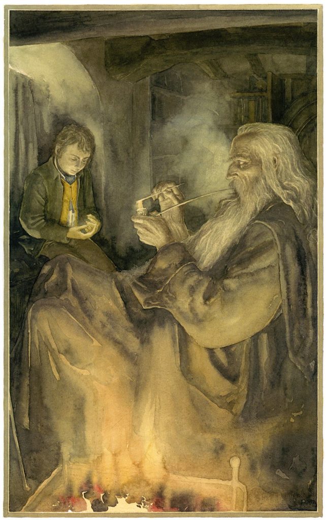 lord of the rings frodo and gandalf